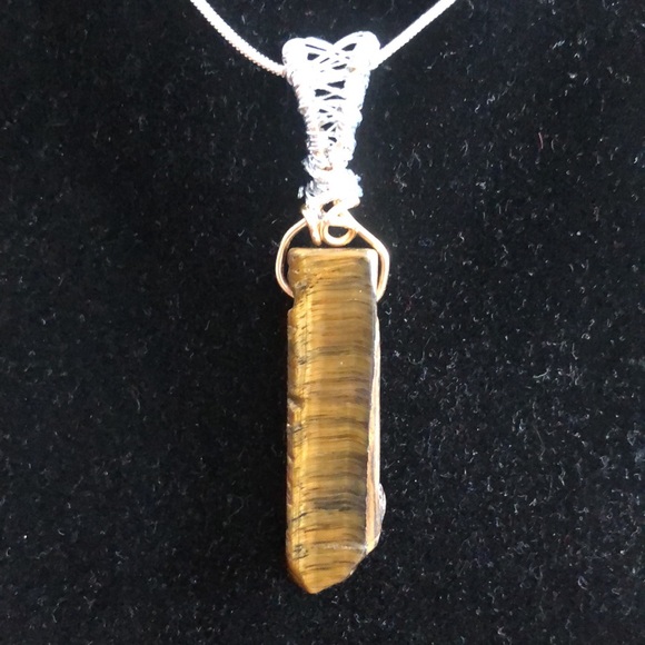 MJ original- Tigers Eye pendant - Picture 2 of 5